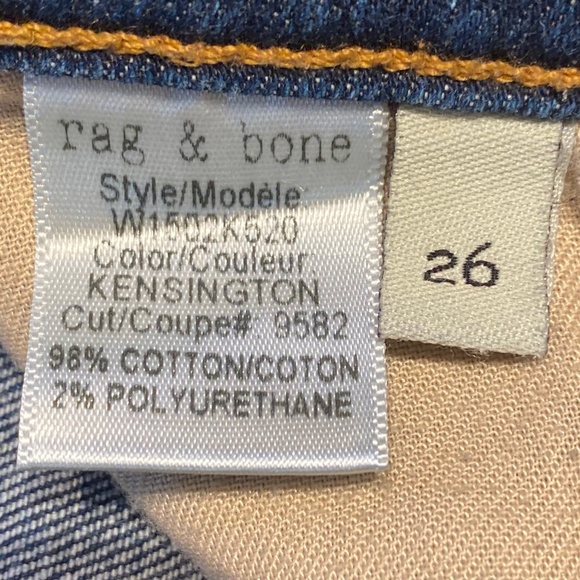 rag & bone skinny jeans - Size 26 - Picture 6 of 6